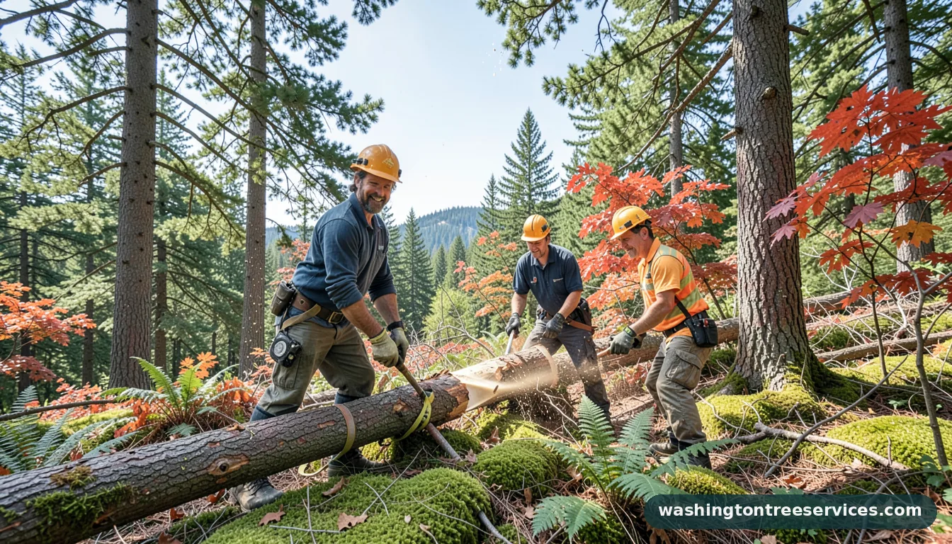 Professional equipment for tree cutting hourly rate in Washington tree cutting hourly rate - tree service equipment and crew in Washington