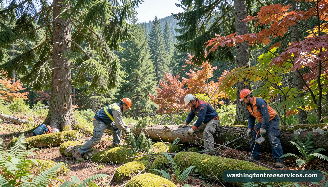 Certified arborists handling tree cutting near me in Washington tree cutting near me - certified arborists at work in Washington