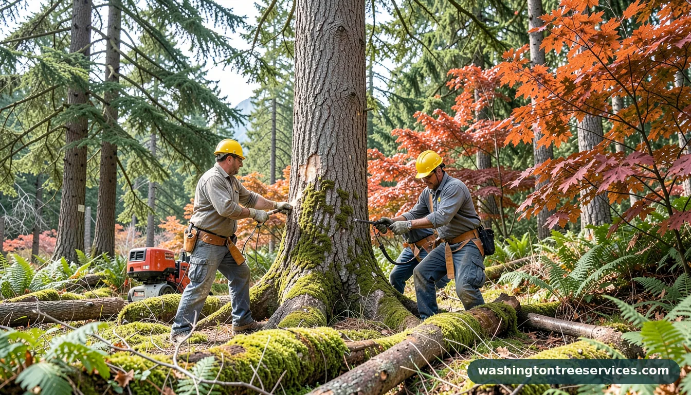 Completed tree cutting near me project by Washington Tree Services tree cutting near me - completed tree work by Washington Tree Services