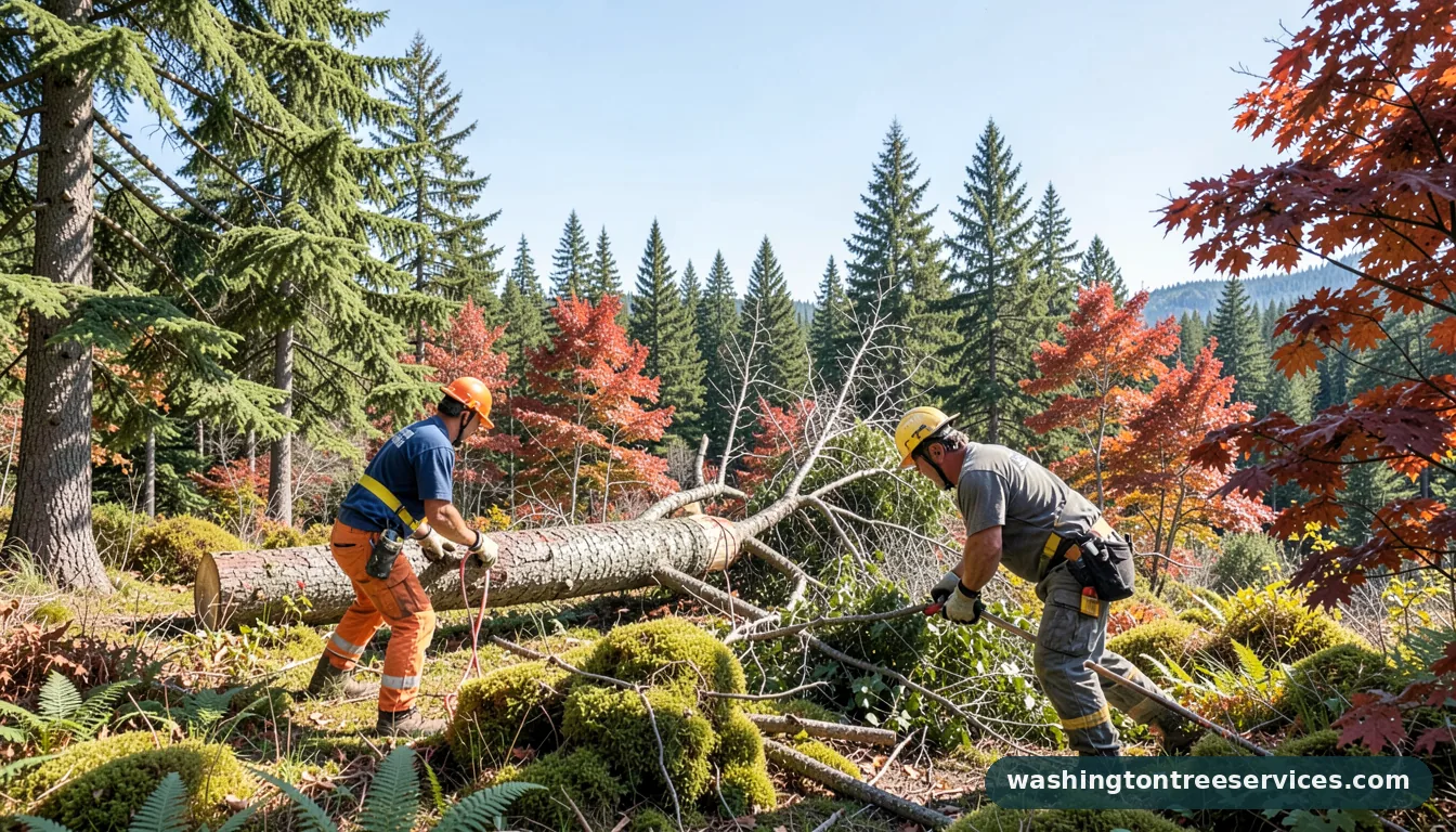tree felling techniques in Washington | Washington Tree Services tree felling techniques - professional tree service in Washington