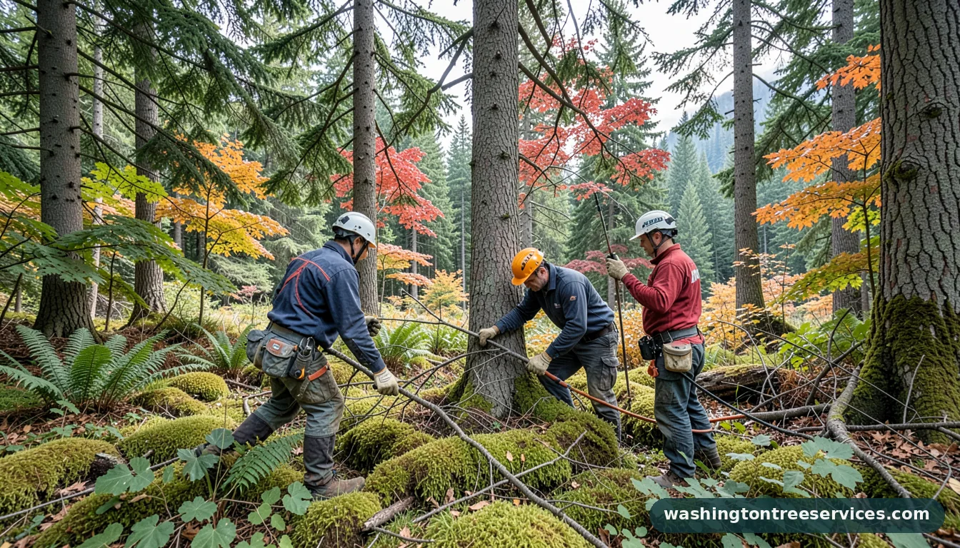 tree health assessment - completed tree work by Washington Tree Services