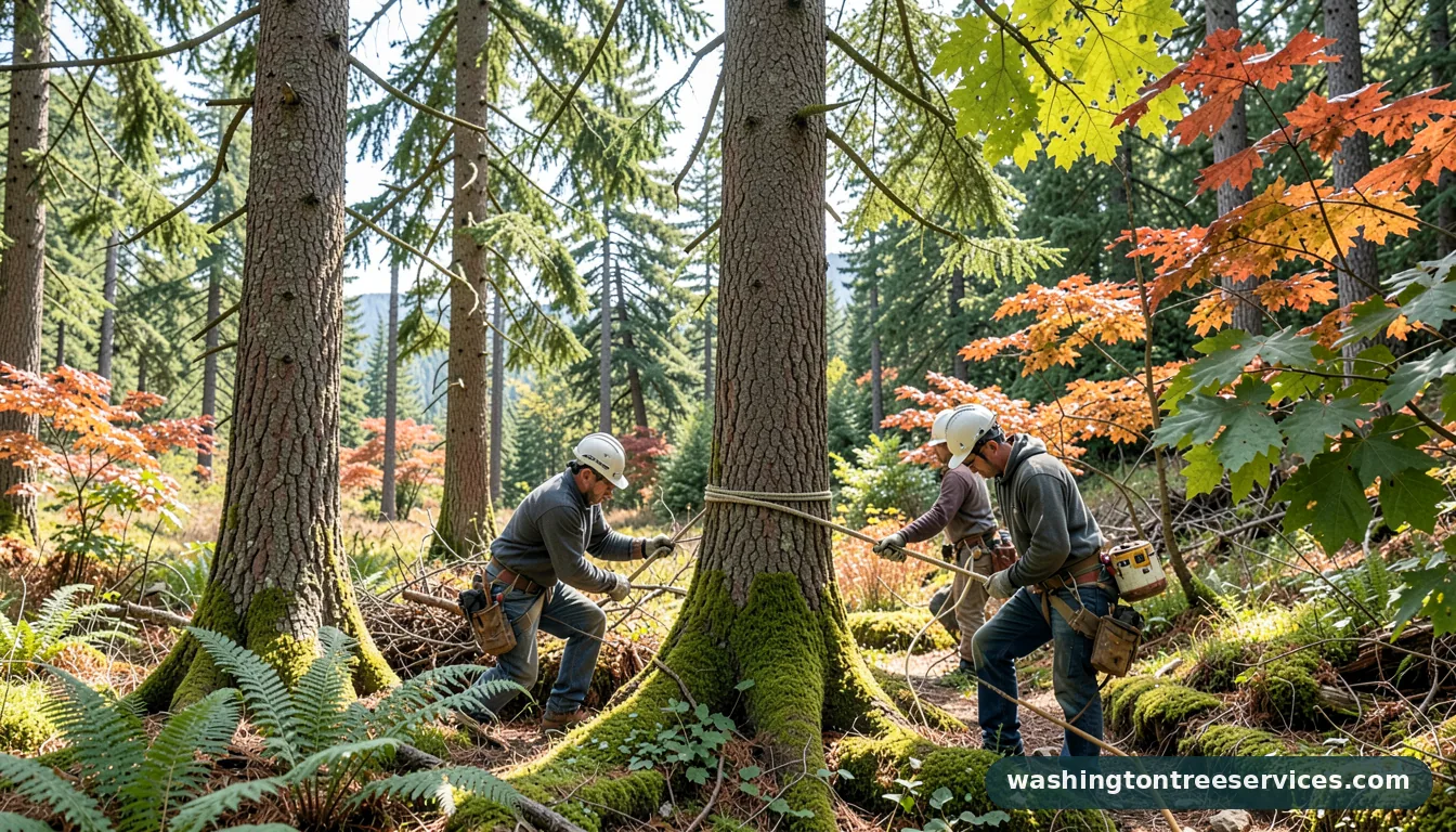 tree maintenance near me - certified arborists at work in Washington