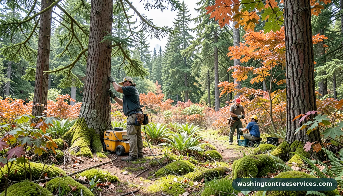 tree moss treatment in Washington | Washington Tree Services tree moss treatment - professional tree service in Washington