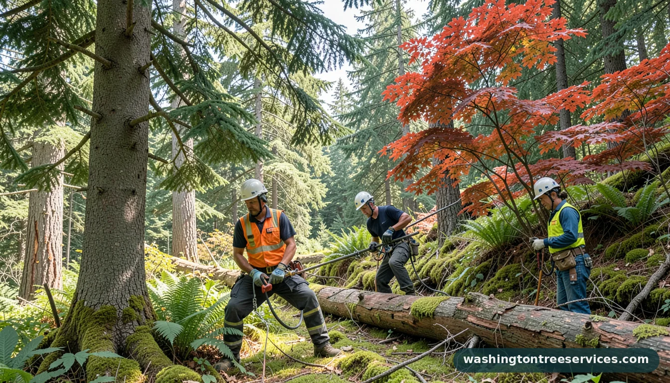 Professional equipment for tree people seattle in Washington tree people seattle - tree service equipment and crew in Washington