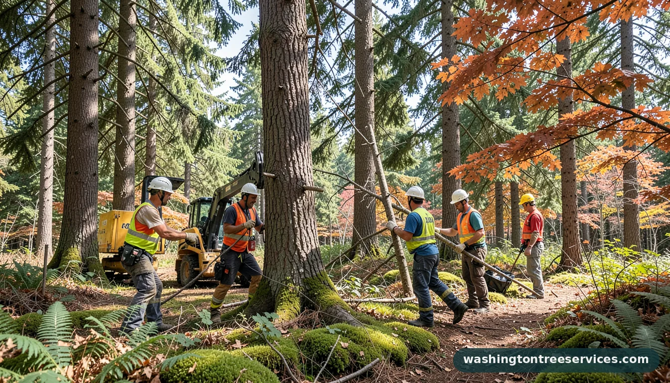 Professional equipment for tree pick up seattle in Washington tree pick up seattle - tree service equipment and crew in Washington