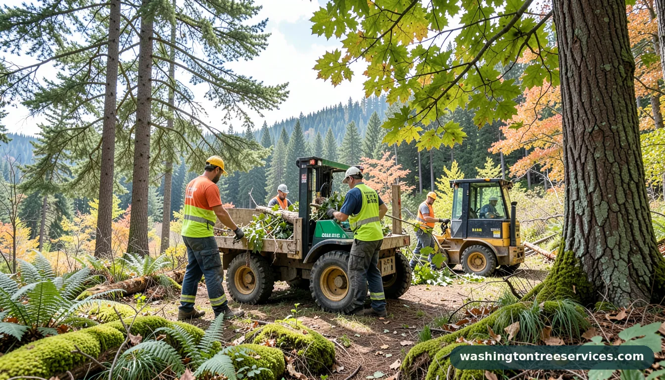 Professional equipment for tree pickup seattle in Washington tree pickup seattle - tree service equipment and crew in Washington