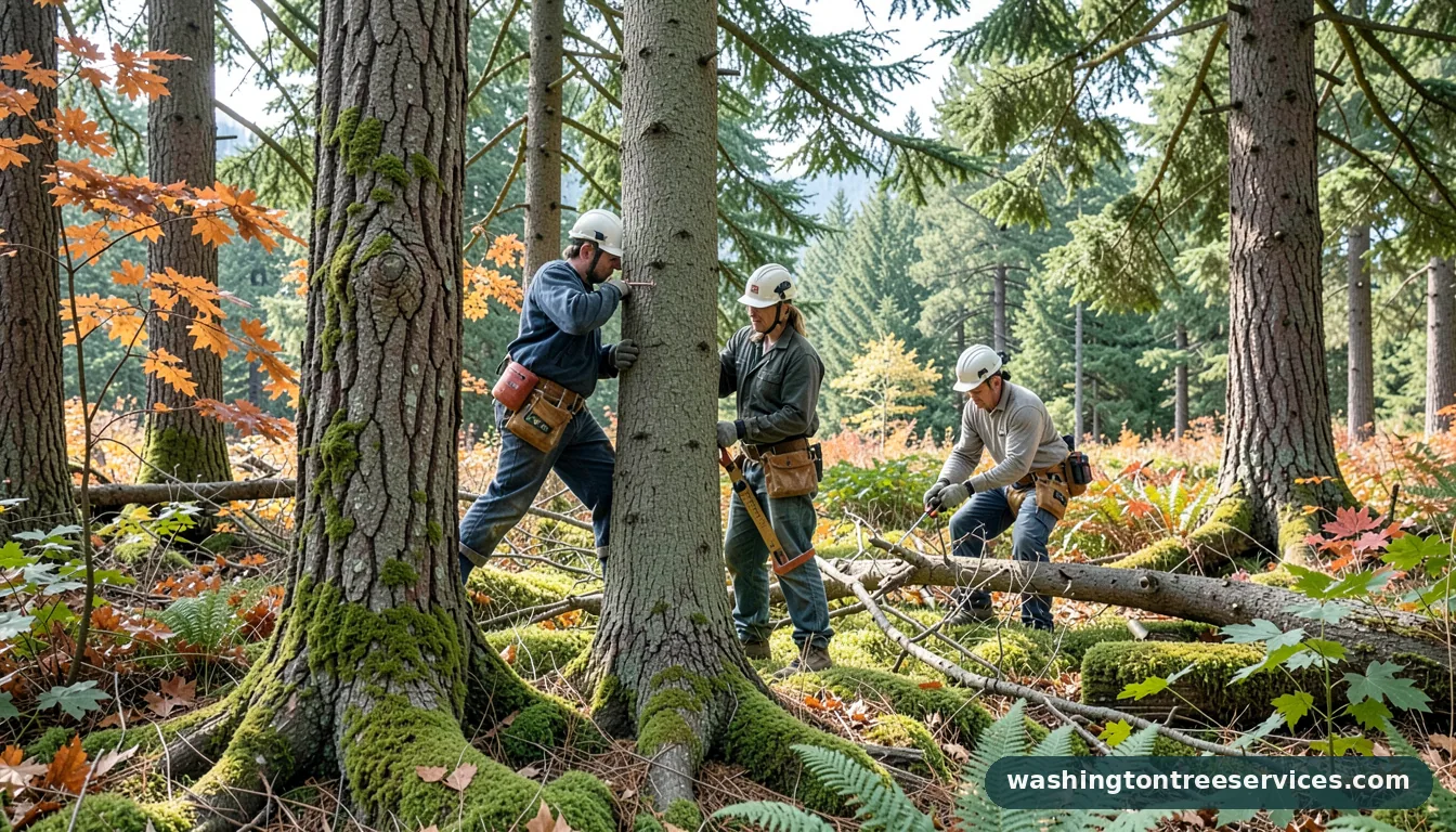 Certified arborists handling tree pruning bellevue wa in Washington tree pruning bellevue wa - certified arborists at work in Washington