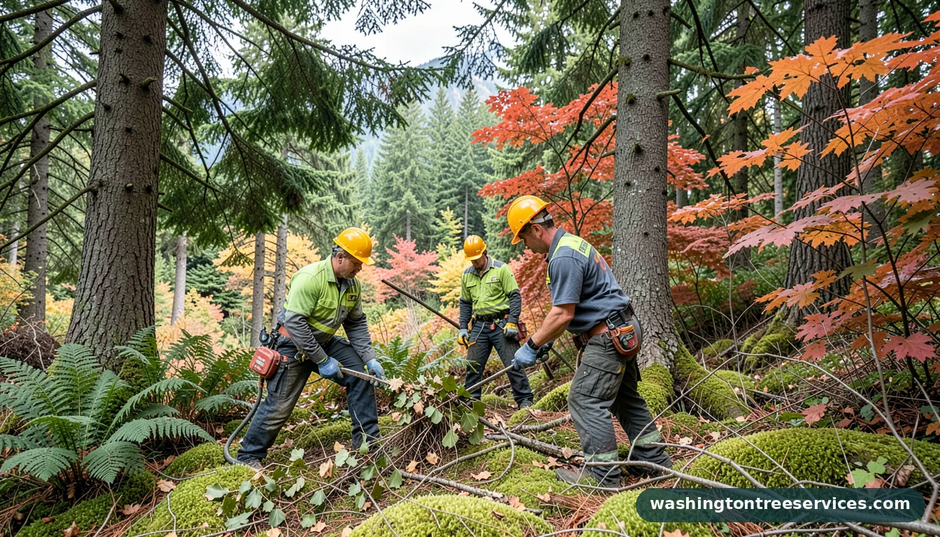 Professional equipment for tree pruning service near me in Washington tree pruning service near me - tree service equipment and crew in Washington