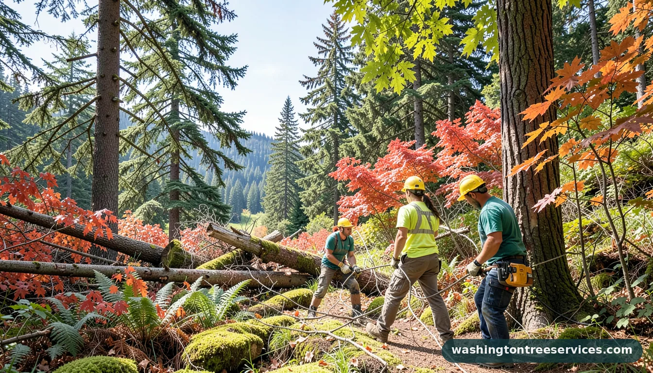 Completed tree removal companies project by Washington Tree Services tree removal companies - completed tree work by Washington Tree Services