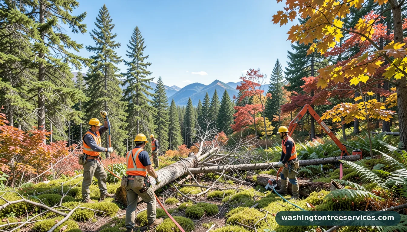 tree removal cost average - professional tree service in Washington