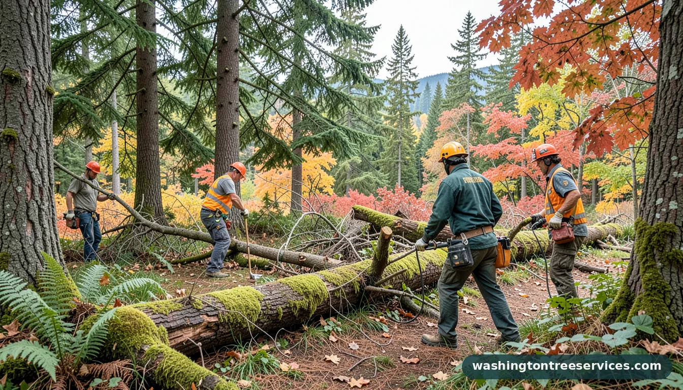 Completed tree removal cost project by Washington Tree Services tree removal cost - completed tree work by Washington Tree Services