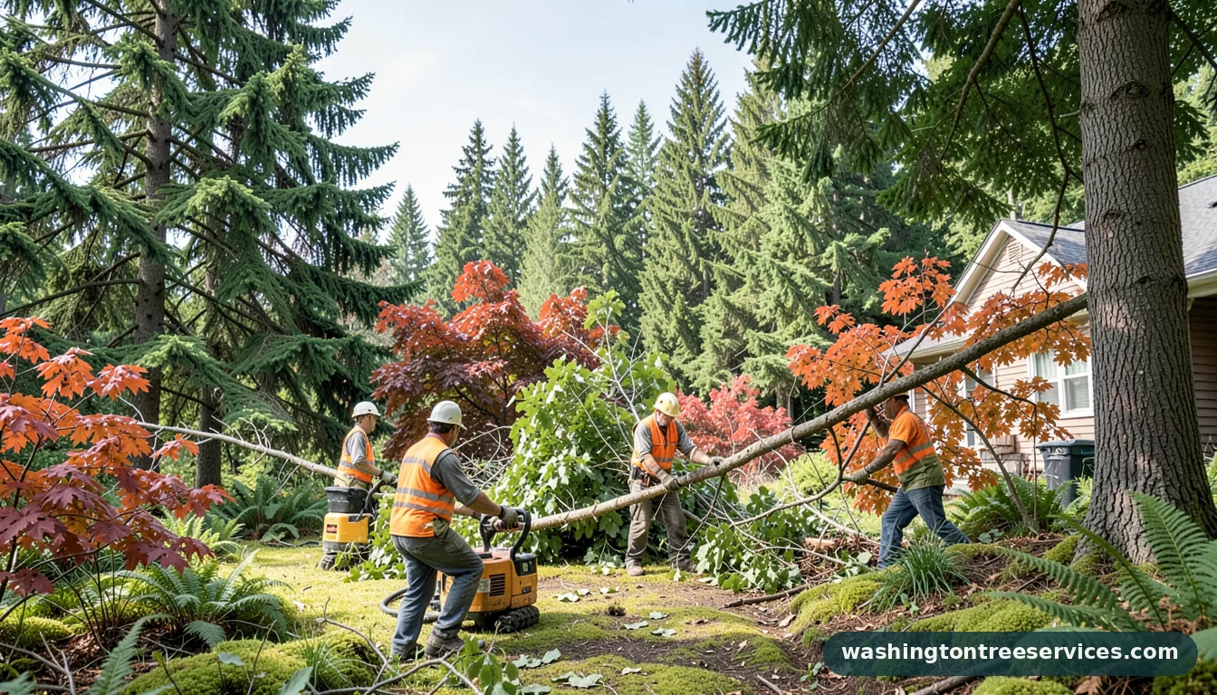 tree removal in residential - professional tree service in Washington