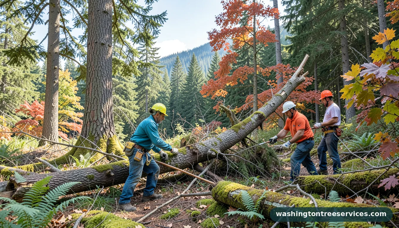 Certified arborists handling tree removal kirkland wa in Washington tree removal kirkland wa - certified arborists at work in Washington