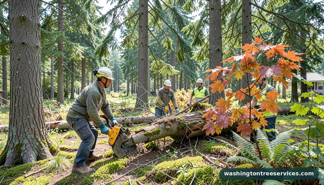 Completed tree removal kirkland wa project by Washington Tree Services tree removal kirkland wa - completed tree work by Washington Tree Services