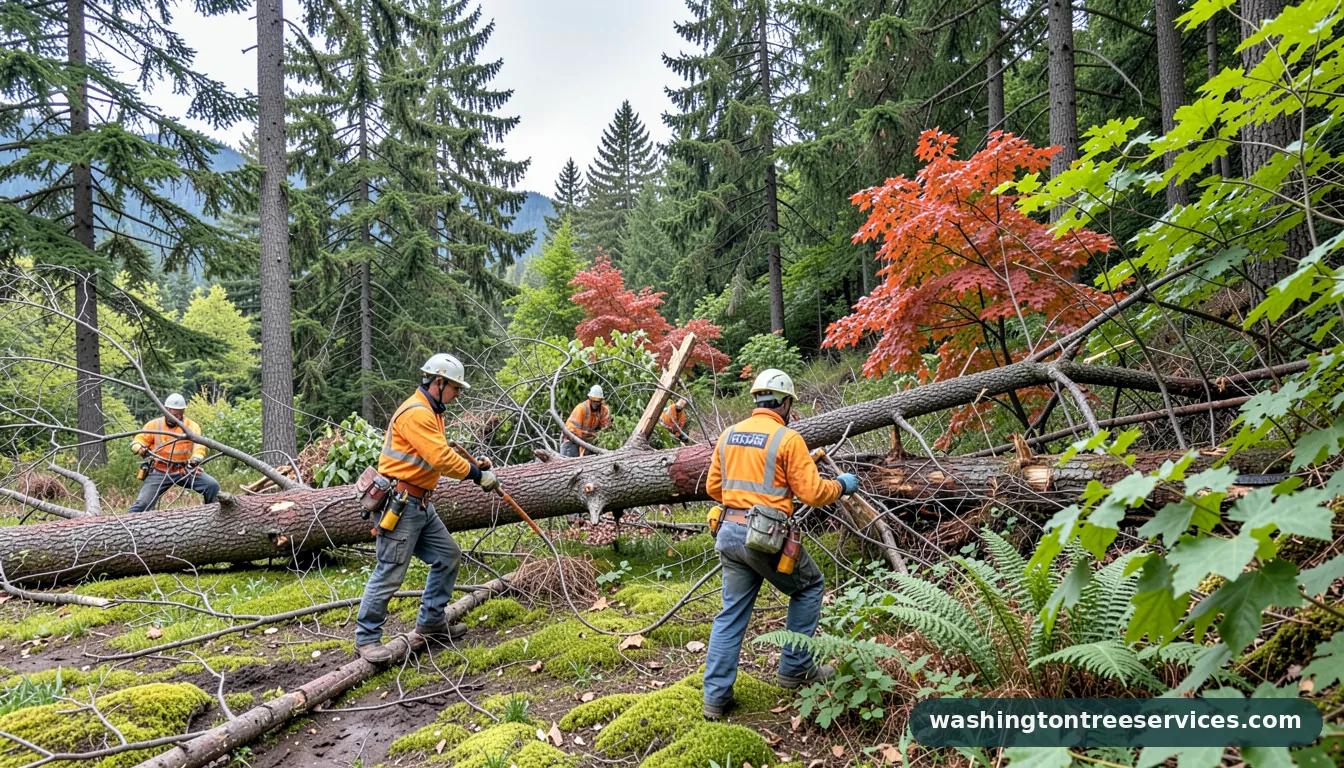 Certified arborists handling tree removal leavenworth wa in Washington tree removal leavenworth wa - certified arborists at work in Washington