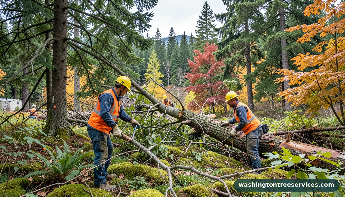 Professional equipment for tree removal leavenworth wa in Washington tree removal leavenworth wa - tree service equipment and crew in Washington