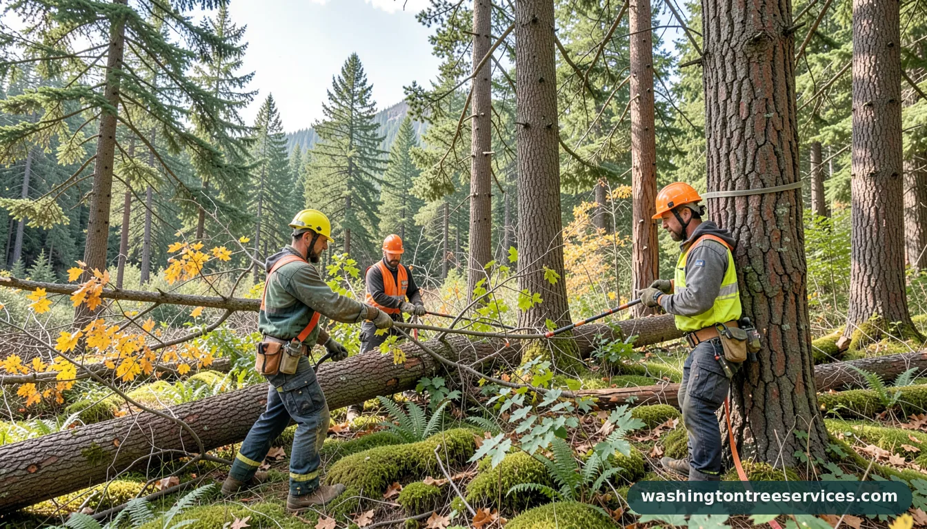 Certified arborists handling tree removal maple valley in Washington tree removal maple valley - certified arborists at work in Washington