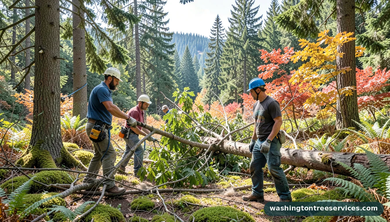 Certified arborists handling tree removal marysville wa in Washington tree removal marysville wa - certified arborists at work in Washington