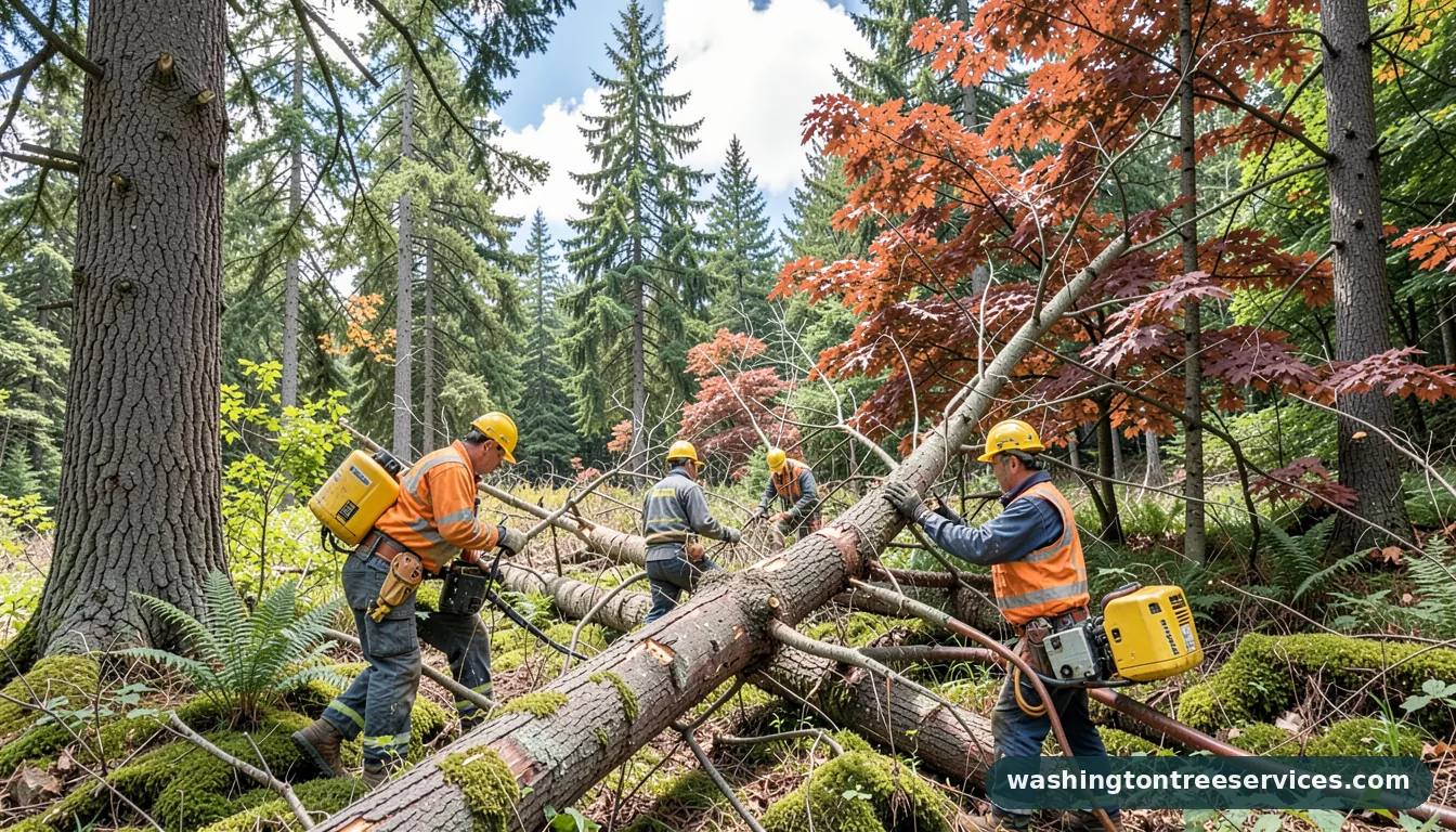 Professional equipment for tree removal marysville wa in Washington tree removal marysville wa - tree service equipment and crew in Washington