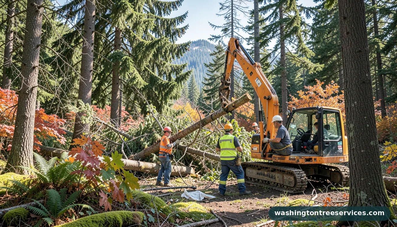 tree removal marysville - certified arborists at work in Washington