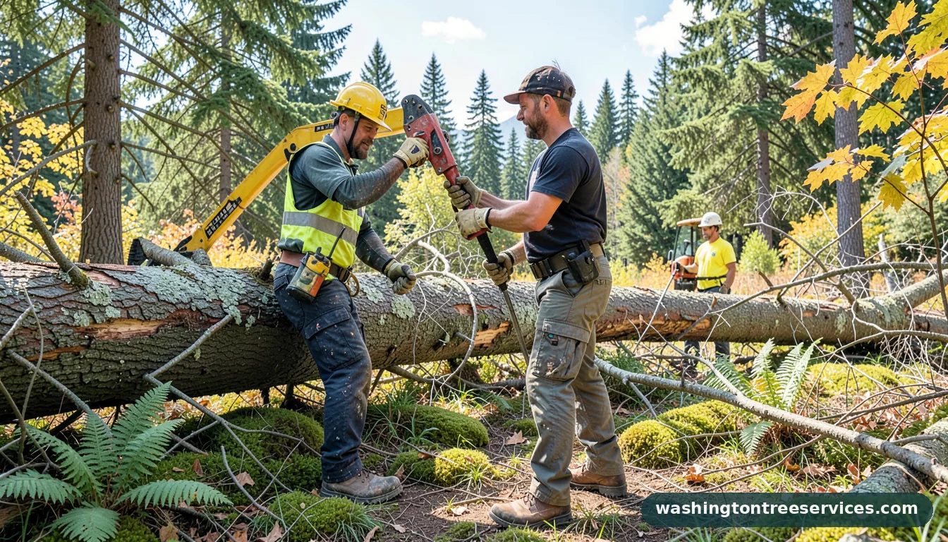 tree removal marysville - completed tree work by Washington Tree Services