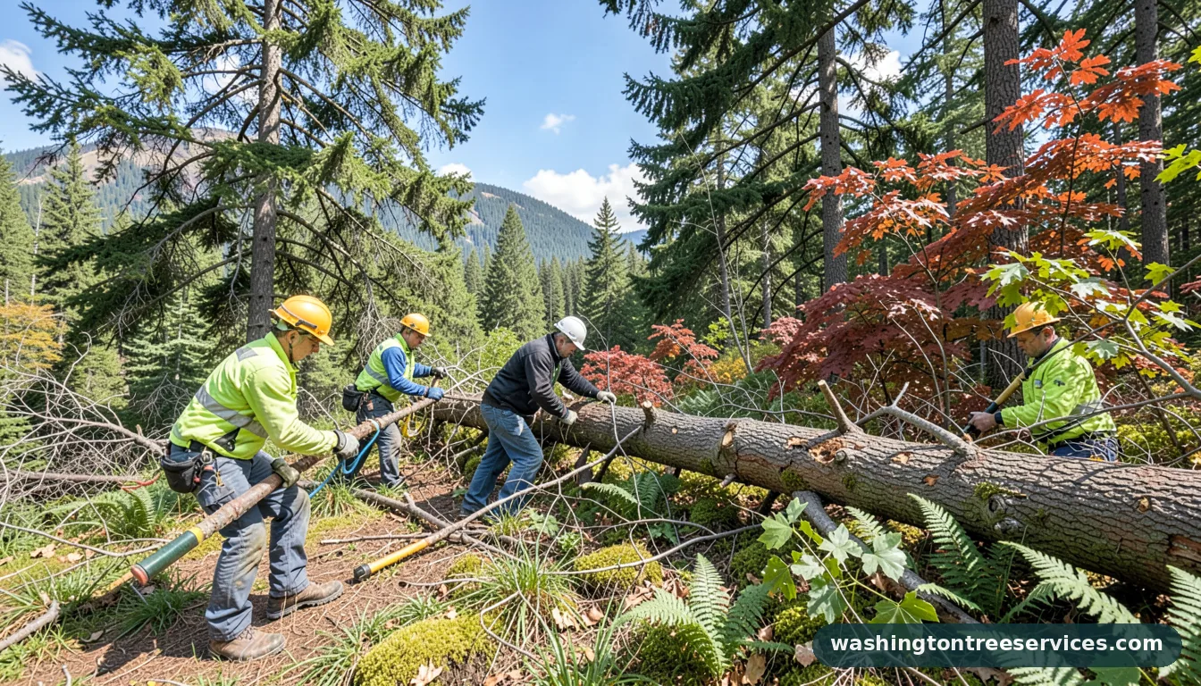 Professional equipment for tree removal near me in Washington tree removal near me - tree service equipment and crew in Washington