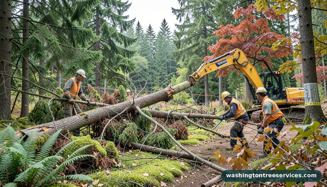 Certified arborists handling tree removal newcastle in Washington tree removal newcastle - certified arborists at work in Washington