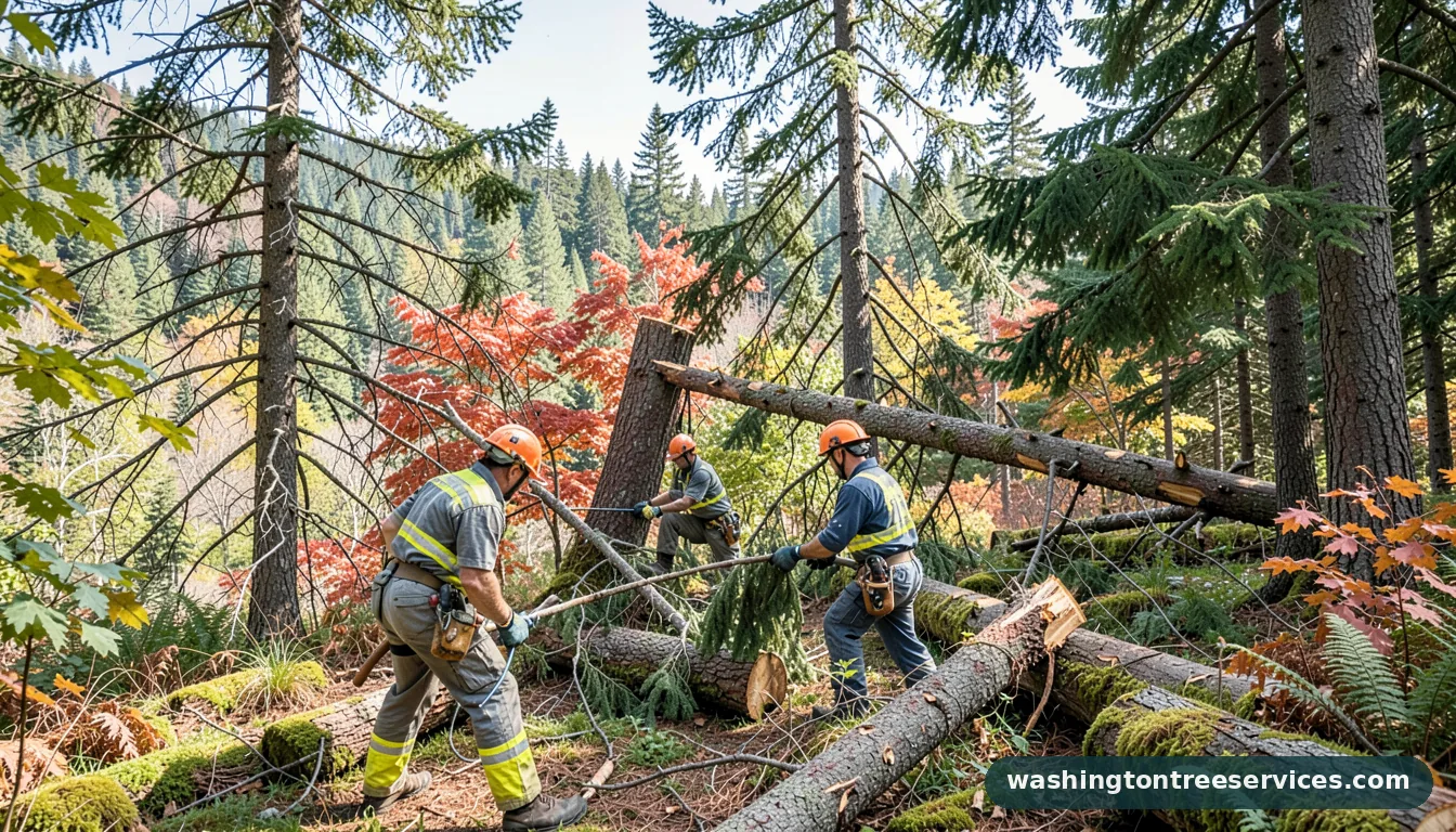 Certified arborists handling tree removal prices near me in Washington tree removal prices near me - certified arborists at work in Washington