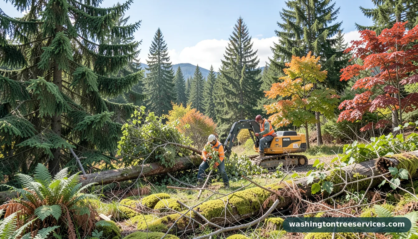 Completed tree removal quotes project by Washington Tree Services tree removal quotes - completed tree work by Washington Tree Services