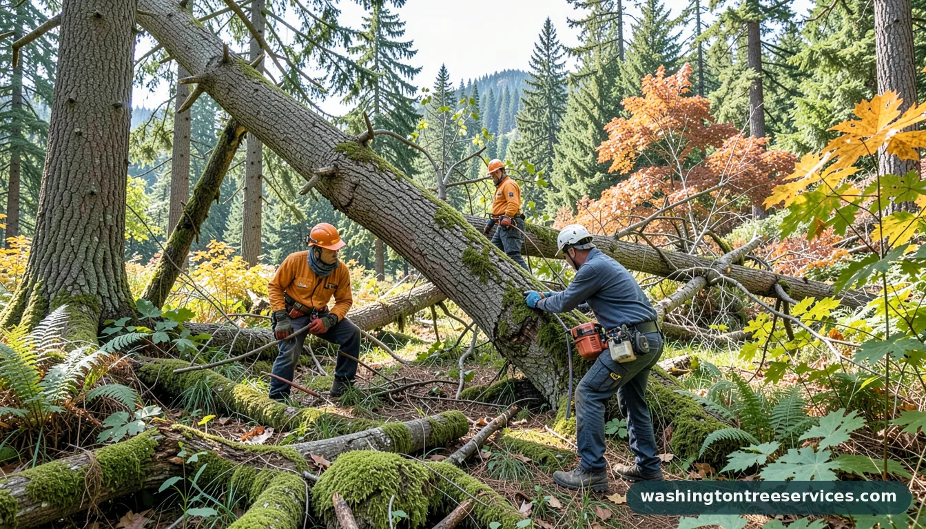 Certified arborists handling tree removal renton wa in Washington tree removal renton wa - certified arborists at work in Washington