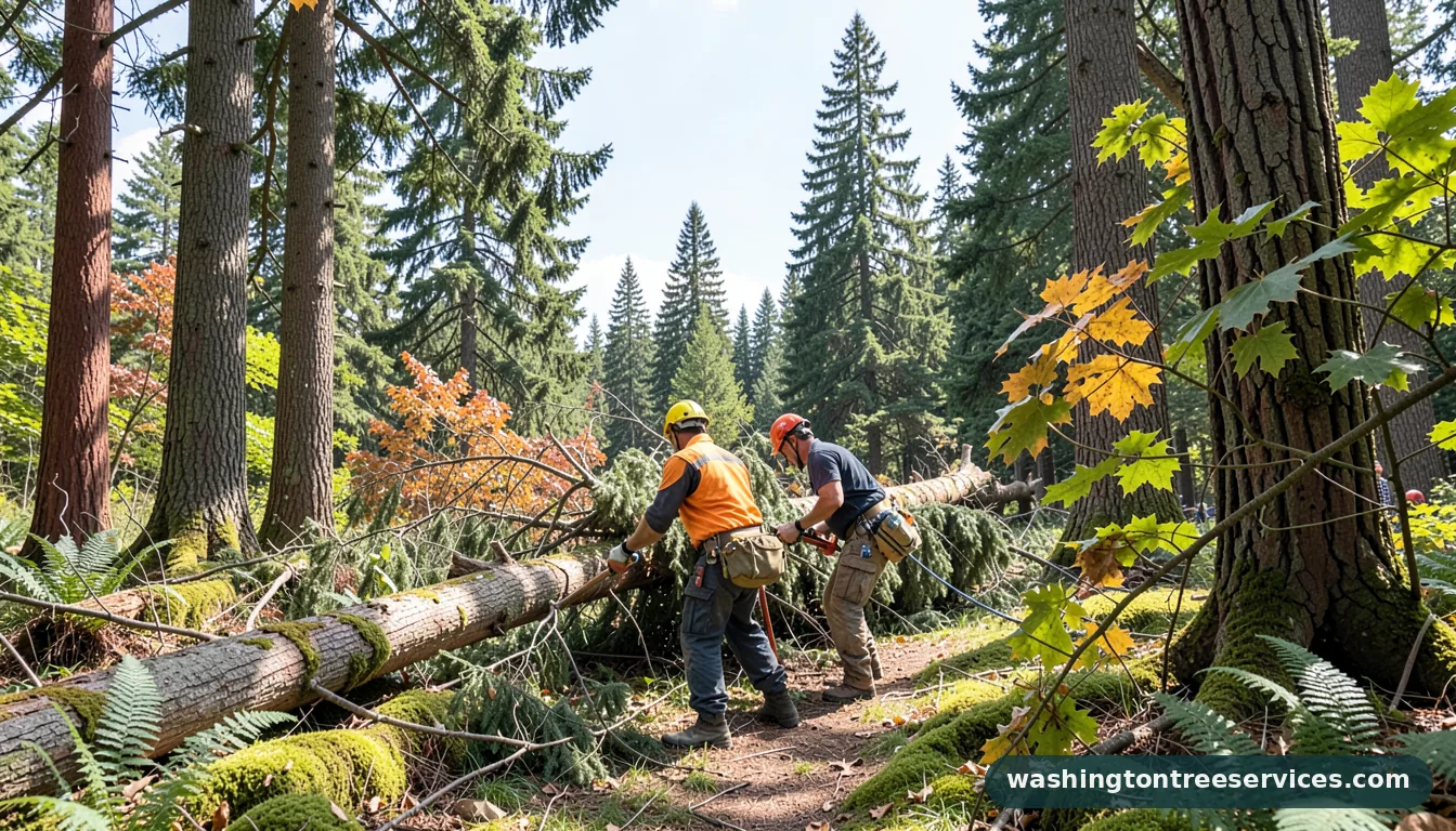 Certified arborists handling tree removal renton in Washington tree removal renton - certified arborists at work in Washington