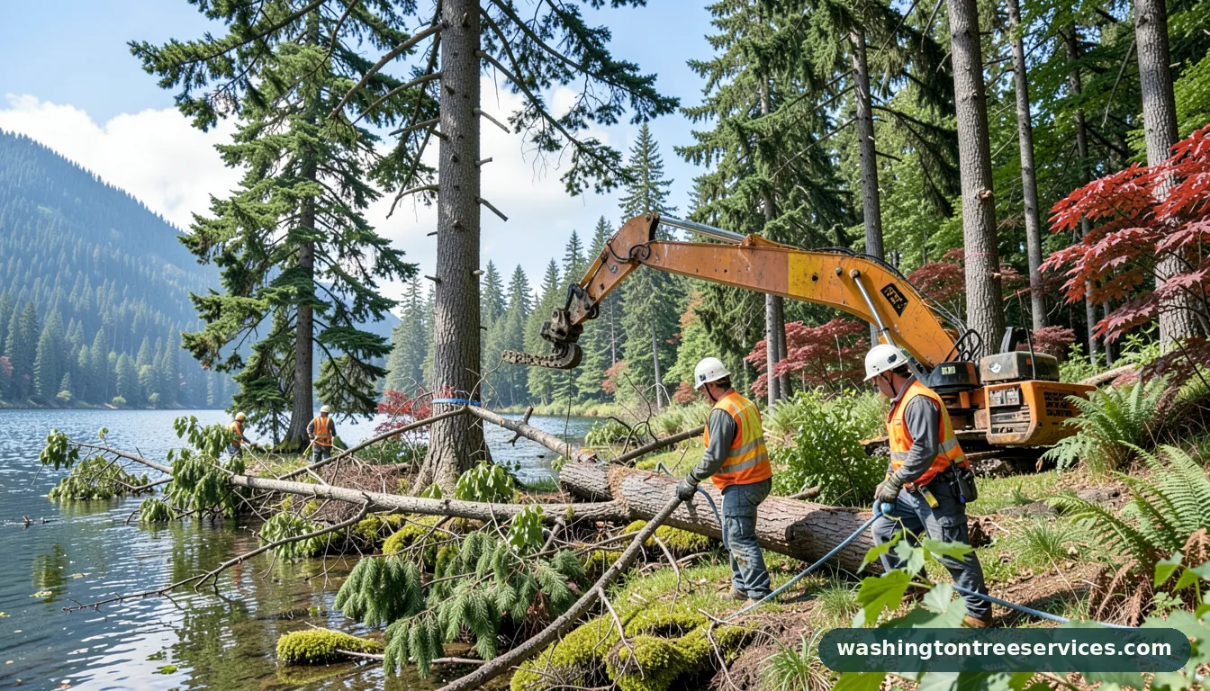 tree removal shoreline wa - tree service equipment and crew in Washington
