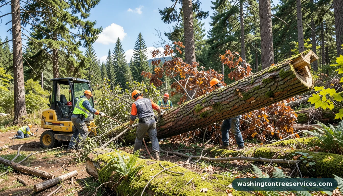 tree removal skagit county - certified arborists at work in Washington