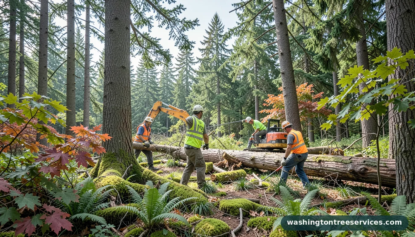 tree removal skagit county - completed tree work by Washington Tree Services
