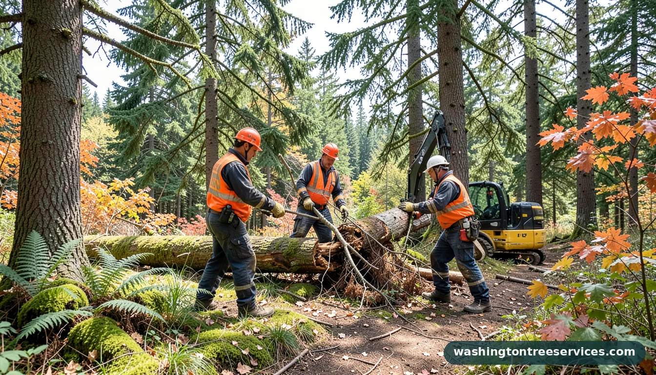 tree removal snohomish - certified arborists at work in Washington