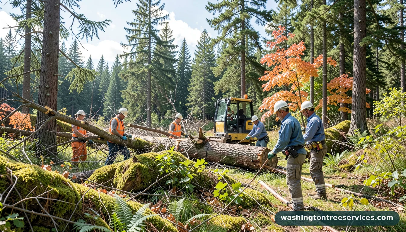 tree removal snohomish - tree service equipment and crew in Washington