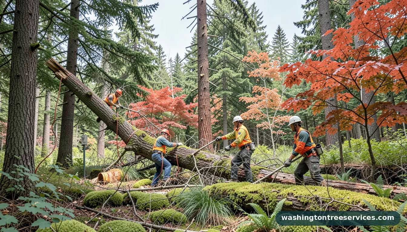 tree removal snohomish - completed tree work by Washington Tree Services