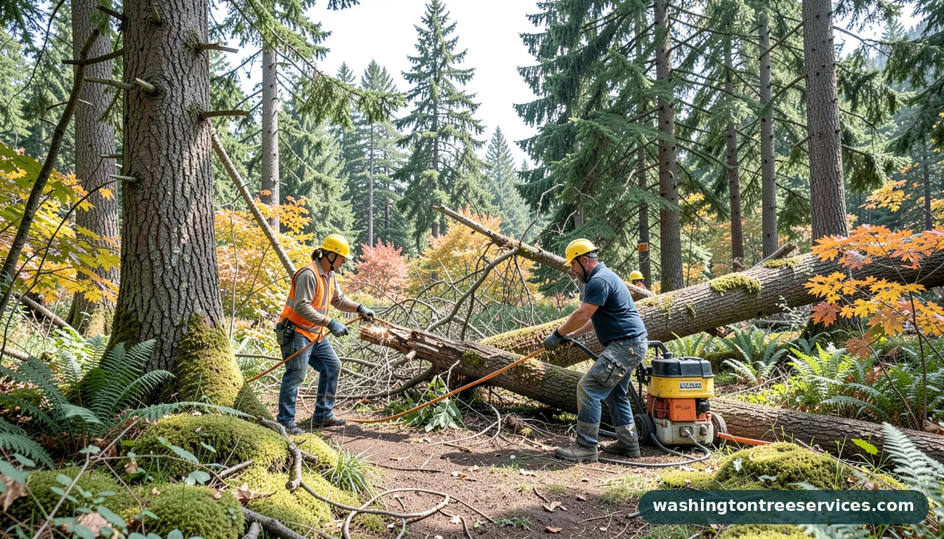 Certified arborists handling tree removal tacoma wa in Washington tree removal tacoma wa - certified arborists at work in Washington