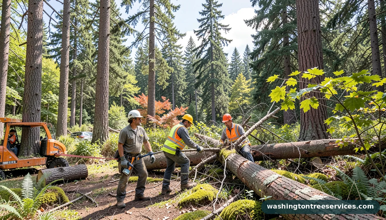 Professional equipment for tree removal tacoma wa in Washington tree removal tacoma wa - tree service equipment and crew in Washington