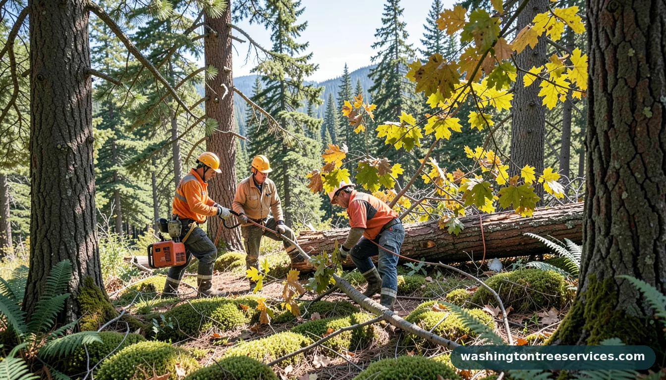 tree removal tucson - tree service equipment and crew in Washington