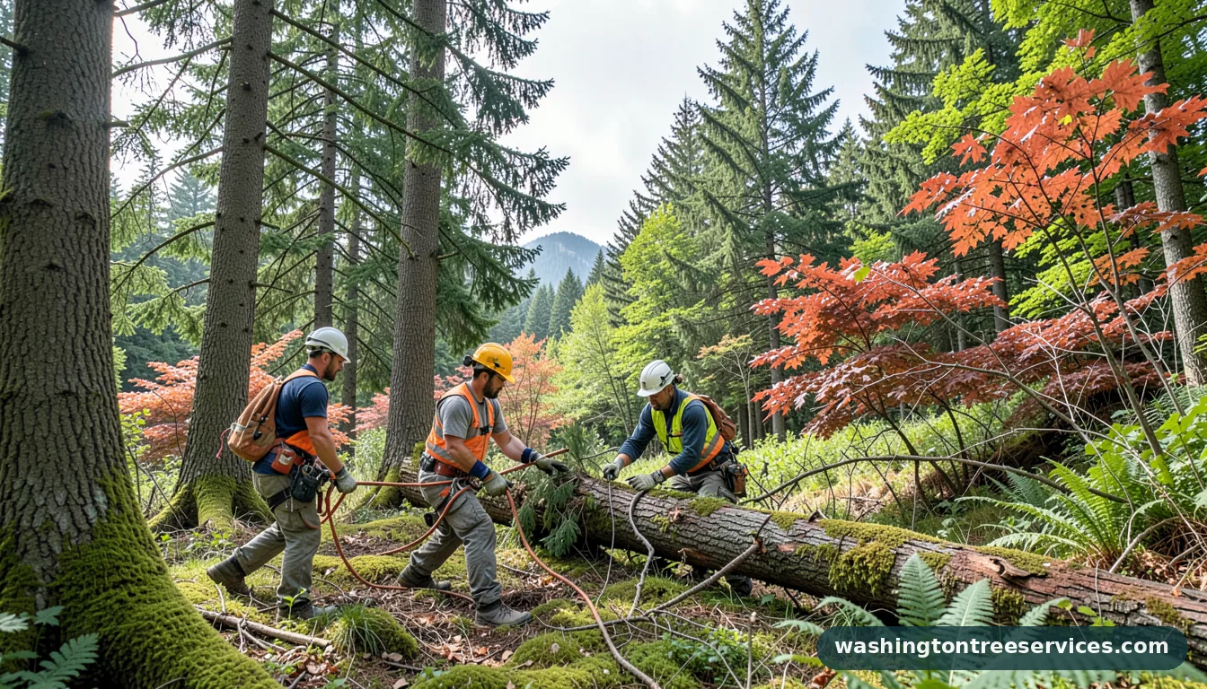 Professional equipment for tree service bellevue wa in Washington tree service bellevue wa - tree service equipment and crew in Washington
