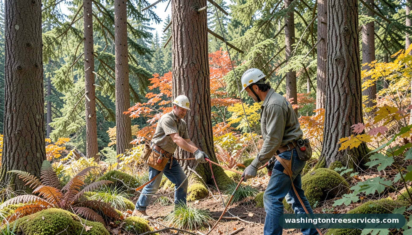 tree service bonney lake - certified arborists at work in Washington