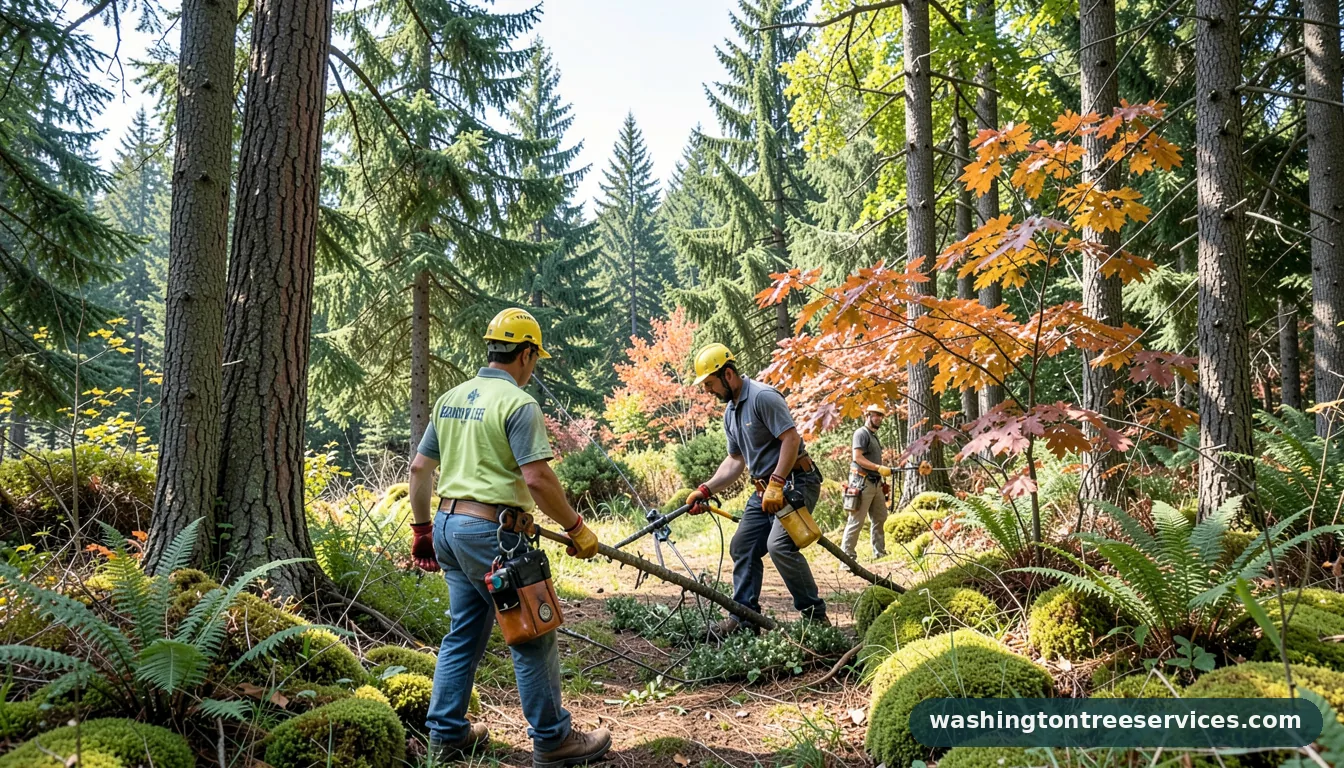 tree service bonney lake - completed tree work by Washington Tree Services