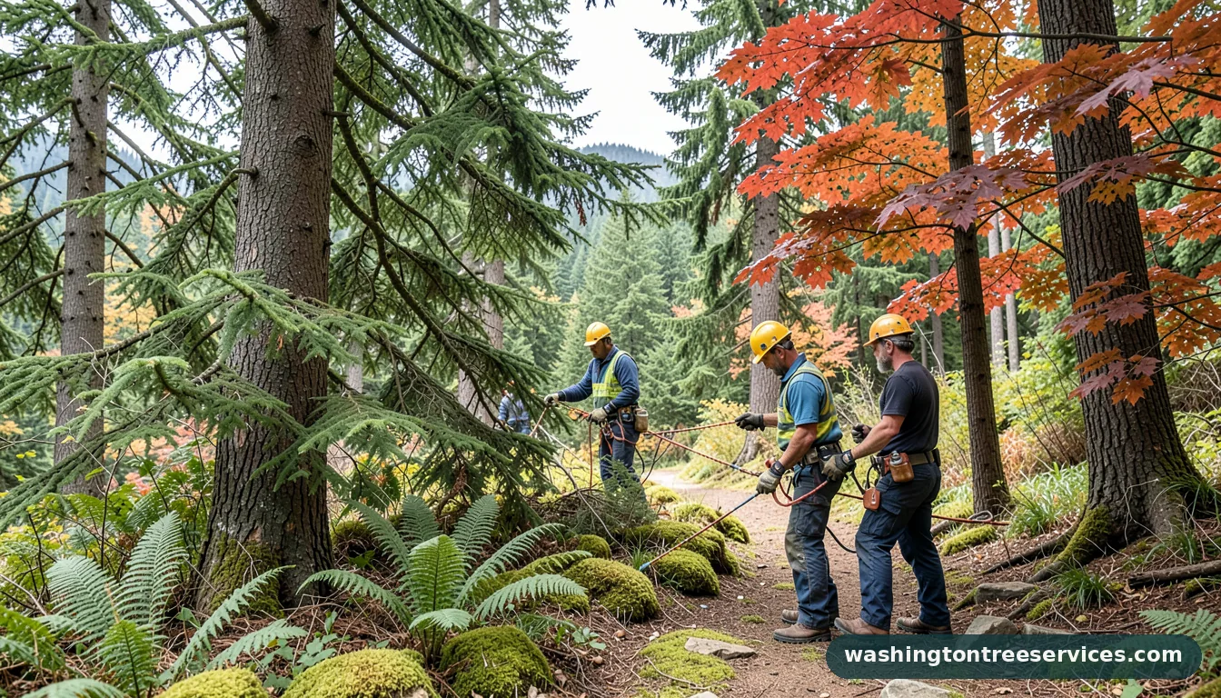 Certified arborists handling tree service bothell wa in Washington tree service bothell wa - certified arborists at work in Washington