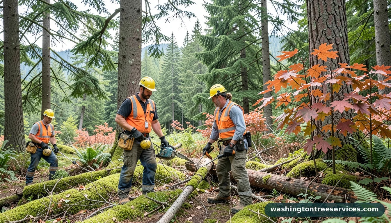 tree service burien - certified arborists at work in Washington