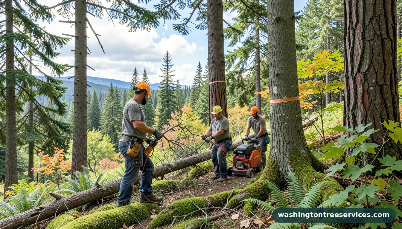 tree service edmonds wa - certified arborists at work in Washington