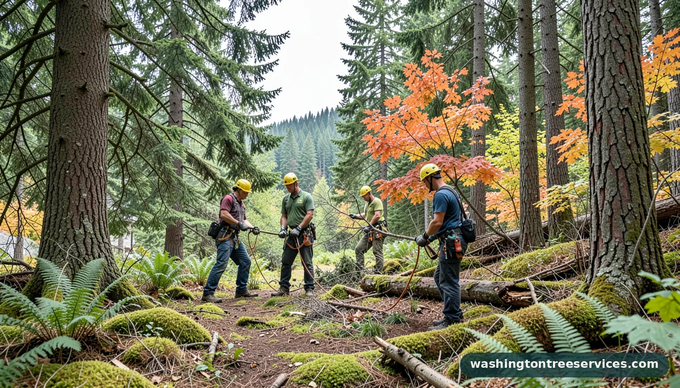 tree service edmonds wa - completed tree work by Washington Tree Services