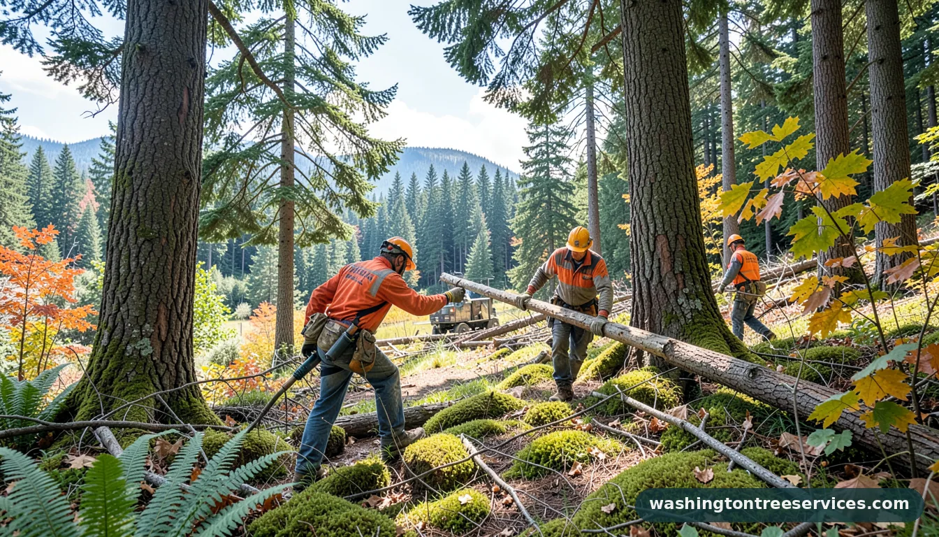 tree service in everett - certified arborists at work in Washington