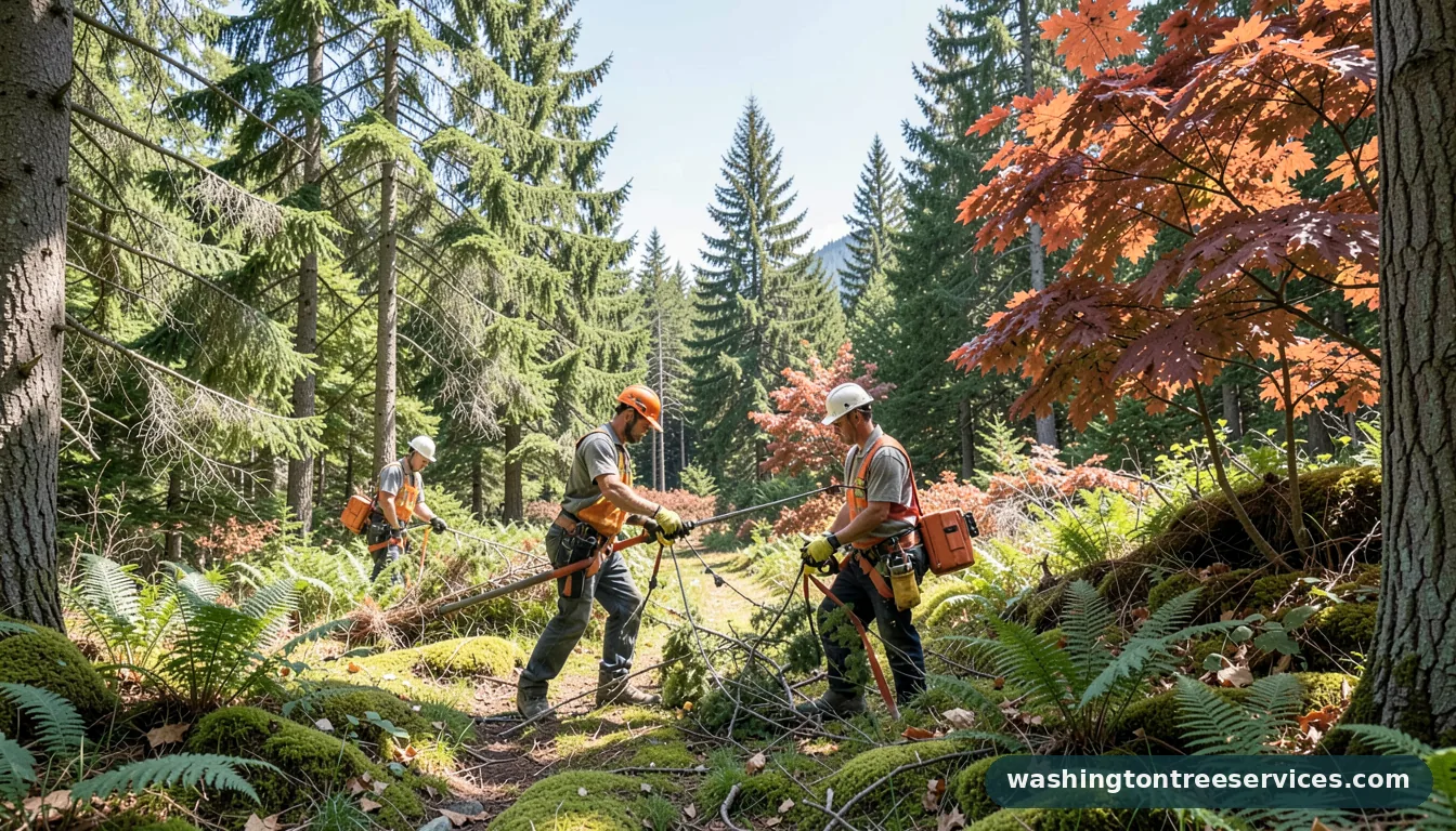 tree service in kent - completed tree work by Washington Tree Services
