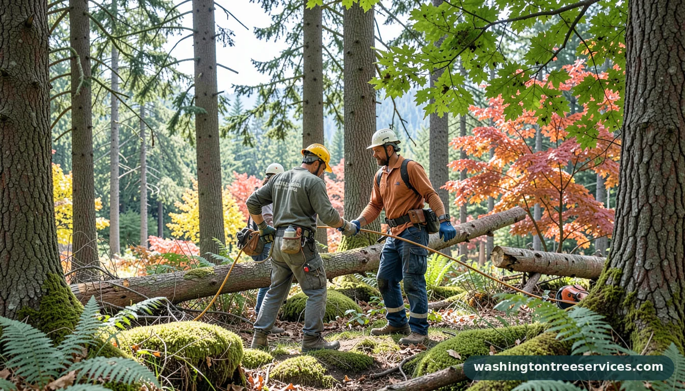 tree service in seattle washington - certified arborists at work in Washington